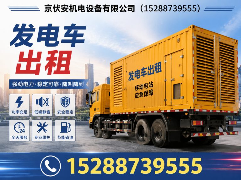 连云港发电机出租展示图